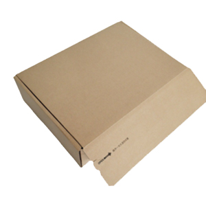 Custom Peel And Seal Adhesive Paper Shipping Box Packaging Tear Off Seal Mailing Box With Tear Strip
